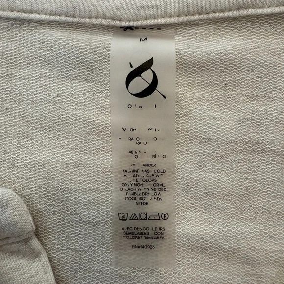 Lou & Grey Signaturesoft Split Neck Pocket Dress Women’s Sz M in Lt Oak Heather - Picture 6 of 12